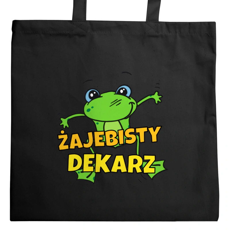 Żajebisty dekarz - Torba Na Zakupy Czarna