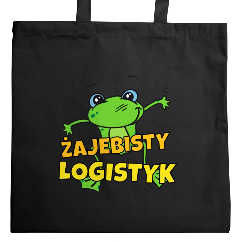 Żajebisty logistyk - Torba Na Zakupy Czarna