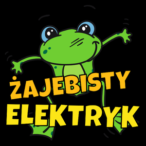 Żajebisty Elektryk - Torba Na Zakupy Czarna