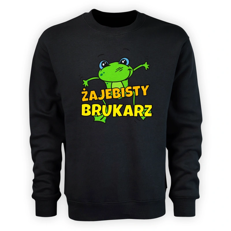 Żajebisty Brukarz - Męska Bluza Czarna