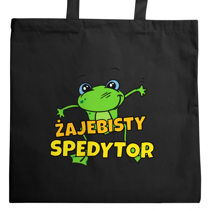 Żajebisty spedytor - Torba Na Zakupy Czarna