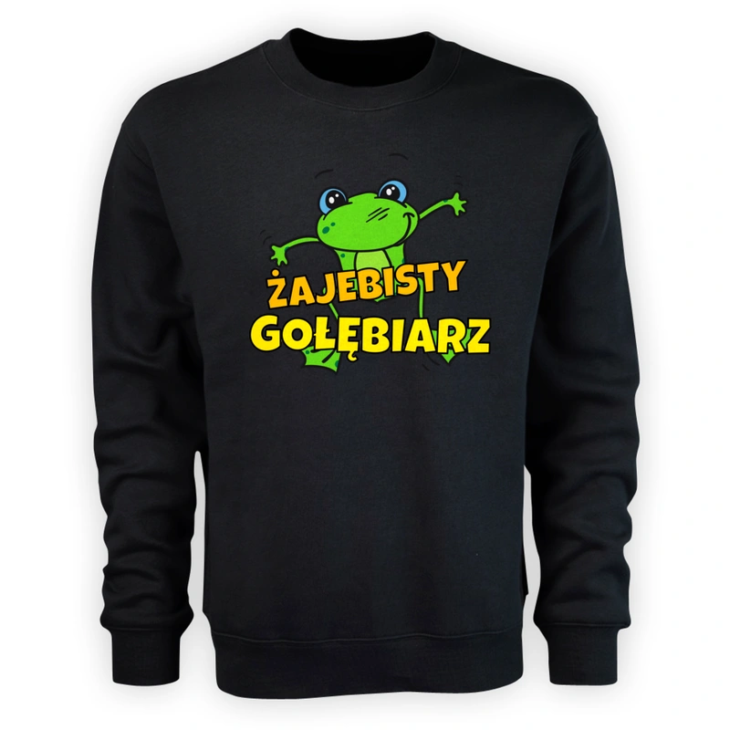 Żajebisty gołębiarz - Męska Bluza Czarna