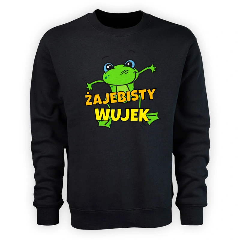 Żajebisty wujek - Męska Bluza Czarna