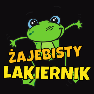 Żajebisty Lakiernik - Męska Bluza Czarna