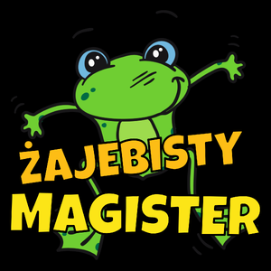 Żajebisty Magister - Torba Na Zakupy Czarna