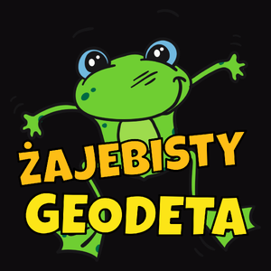 Żajebisty geodeta - Męska Bluza Czarna