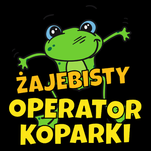 Żajebisty Operator Koparki - Torba Na Zakupy Czarna