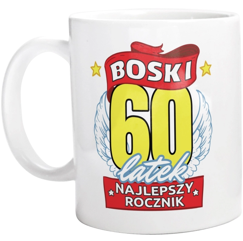 Boski 60Latek - Kubek Biały