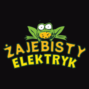 Żajebisty Elektryk - Męska Koszulka Czarna