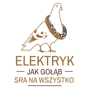 Elektryk Jak Gołąb - Kubek Biały