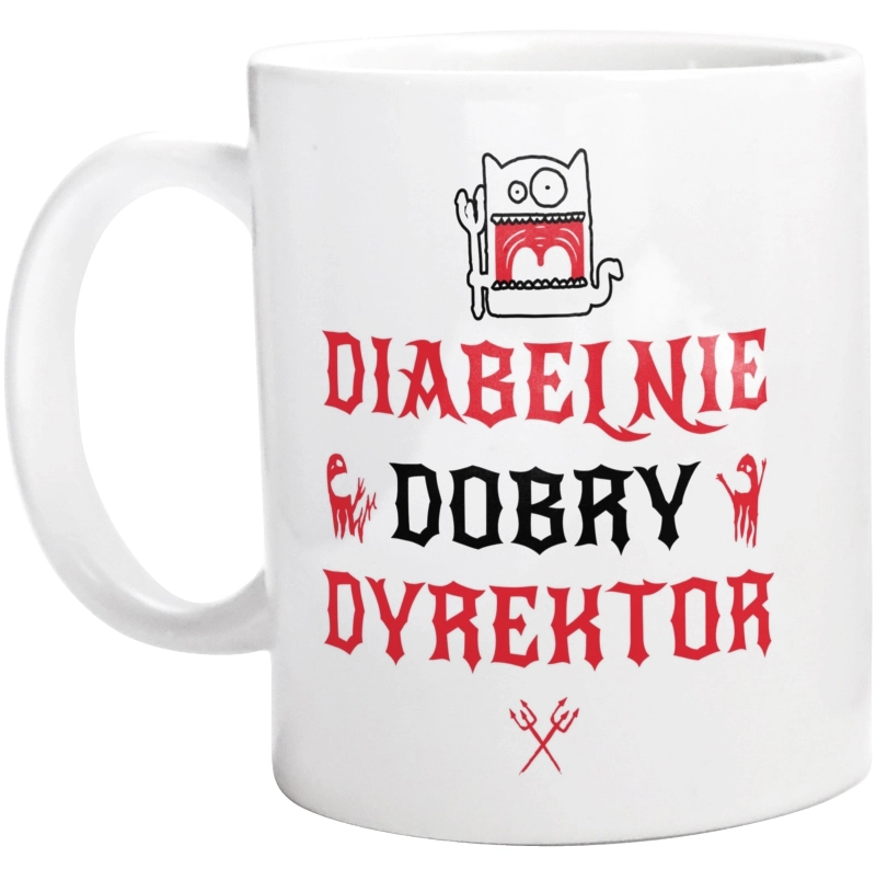 Diabelnie Dobry Dyrektor - Kubek Biały