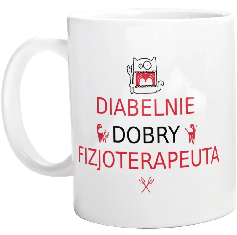 Diabelnie Dobry Fizjoterapeuta - Kubek Biały