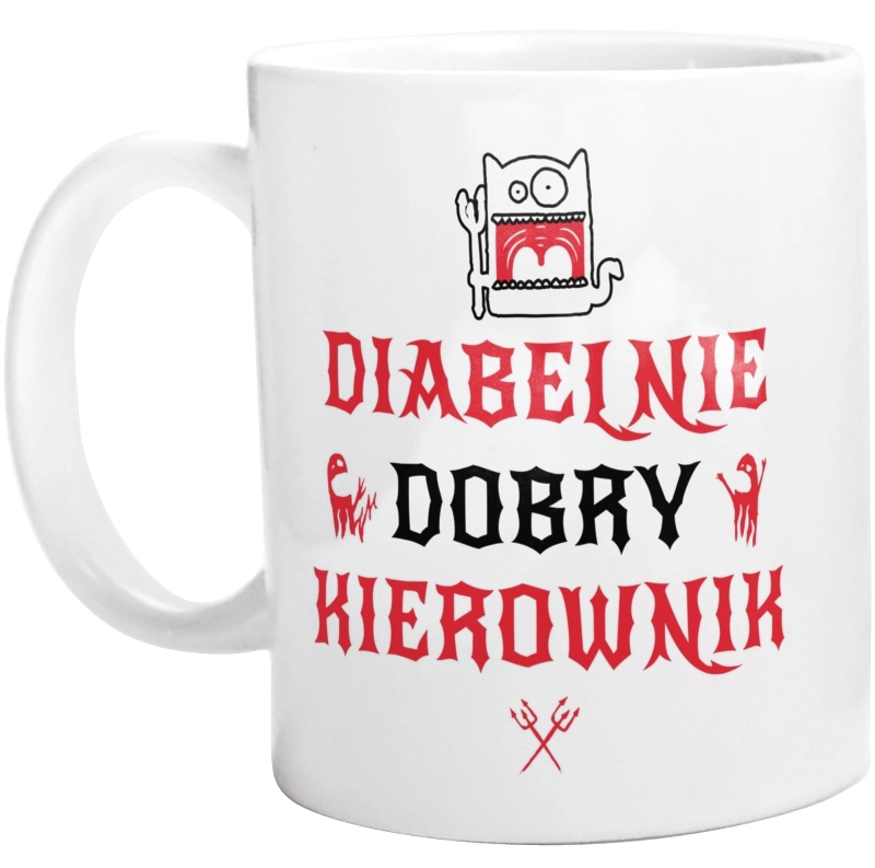 Diabelnie Dobry Kierownik - Kubek Biały