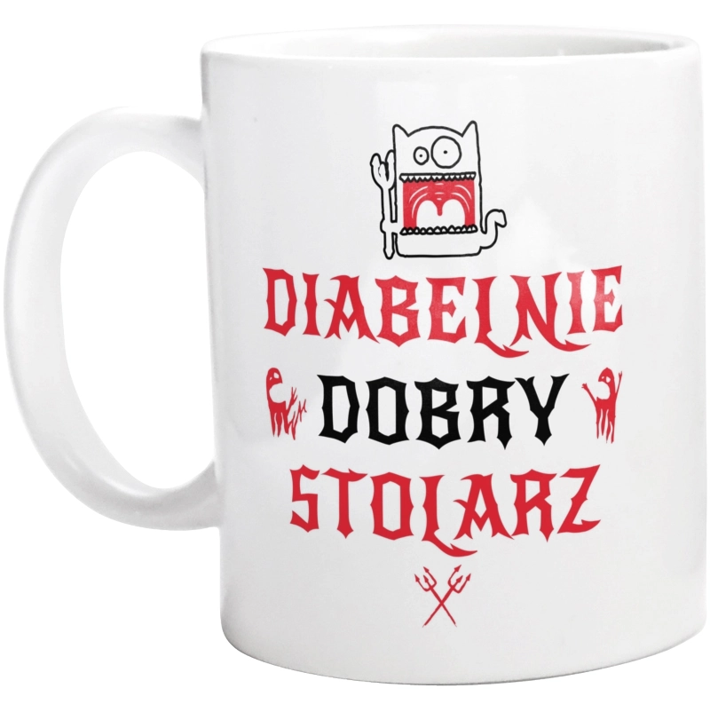 Diabelnie Dobry Stolarz - Kubek Biały