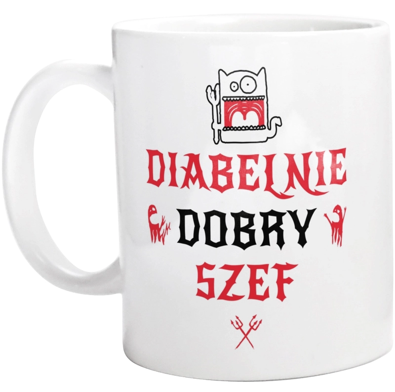 Diabelnie Dobry Szef - Kubek Biały