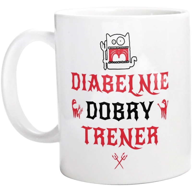 Diabelnie Dobry Trener - Kubek Biały