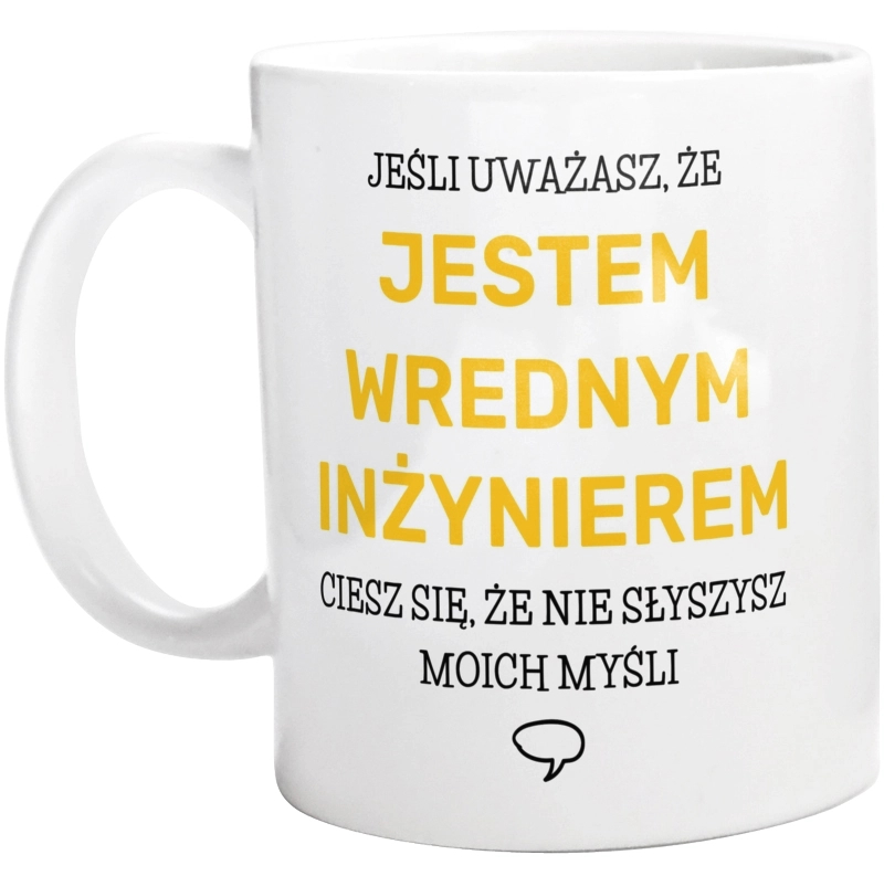 Wredny Inżynier - Kubek Biały