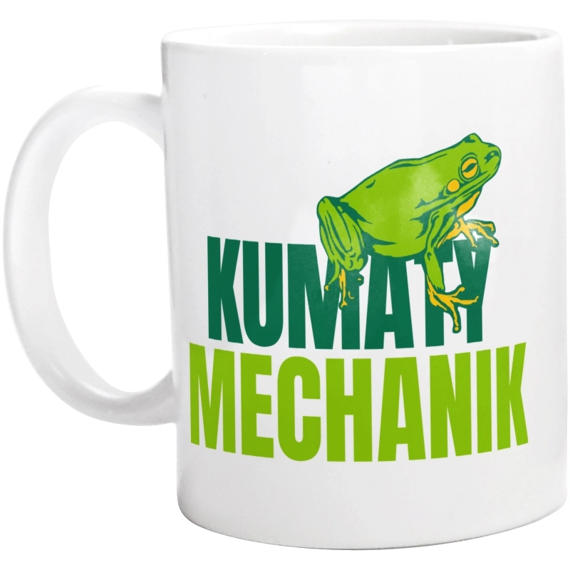 Kumaty Mechanik - Kubek Biały