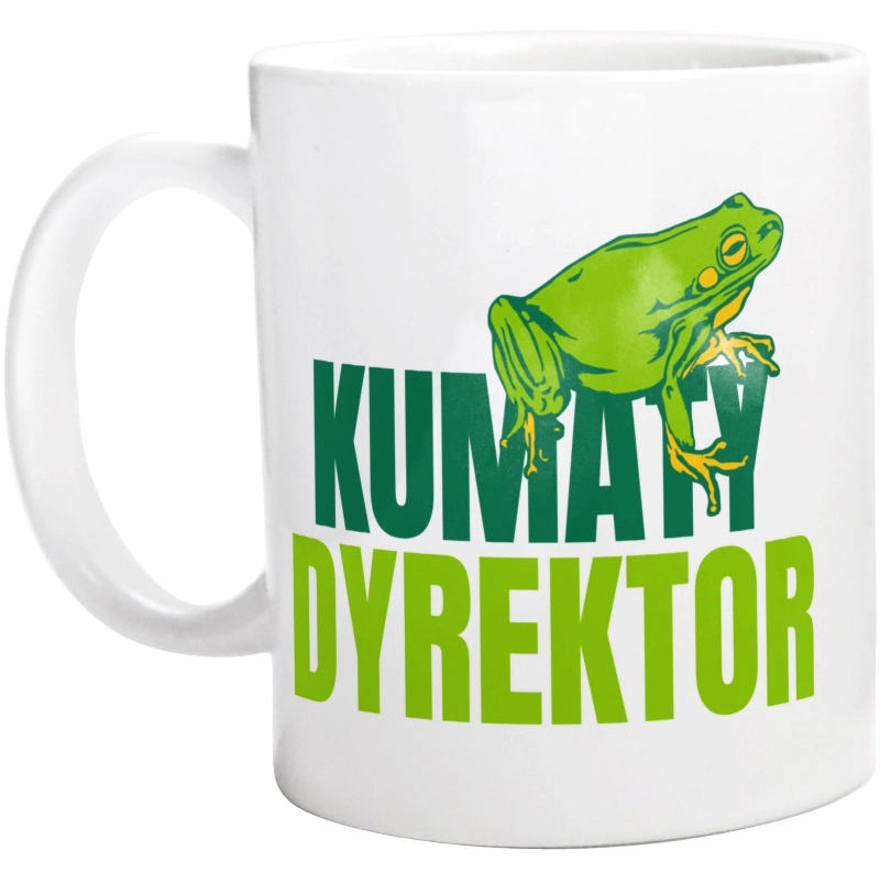 Kumaty Dyrektor - Kubek Biały