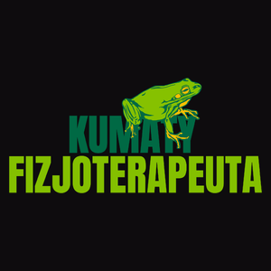 Kumaty Fizjoterapeuta - Męska Koszulka Czarna