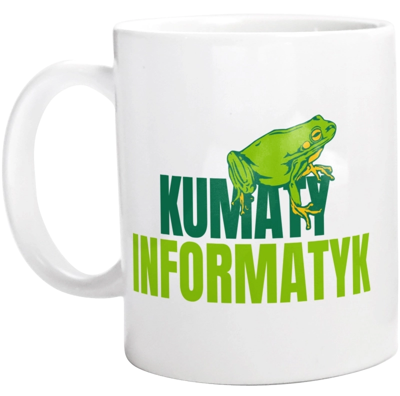 Kumaty Informatyk - Kubek Biały