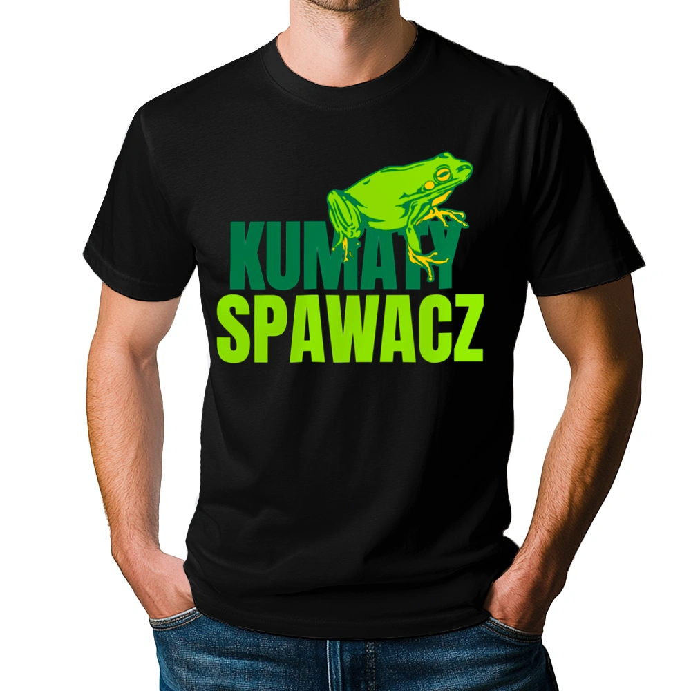 Kumaty Spawacz - Męska Koszulka Czarna