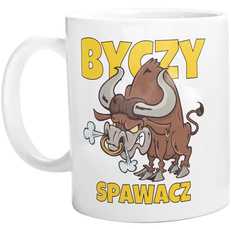 Byczy Spawacz - Kubek Biały