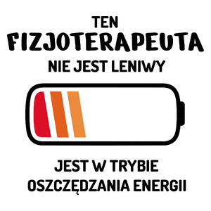 Nie Leniwy Fizjoterapeuta - Kubek Biały