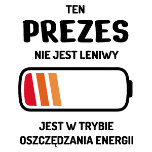 Nie Leniwy Prezes - Kubek Biały