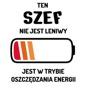 Nie Leniwy Szef - Kubek Biały