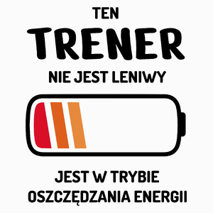 Nie Leniwy Trener - Poduszka Biała