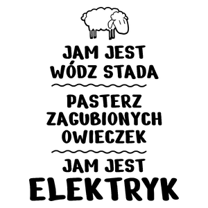 Jam Jest Elektryk Wódz Stada - Kubek Biały