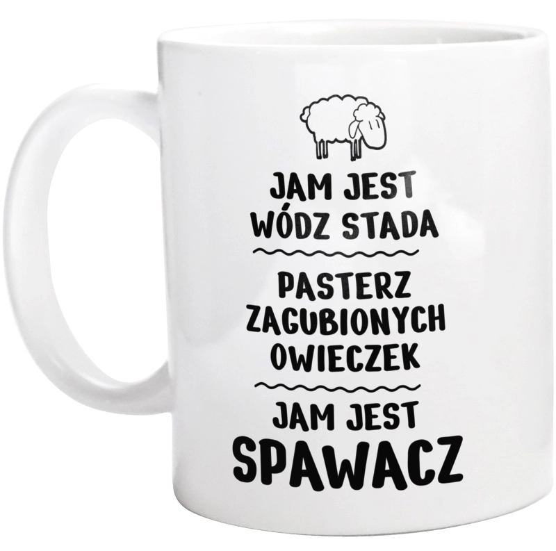 Jam Jest Spawacz Wódz Stada - Kubek Biały