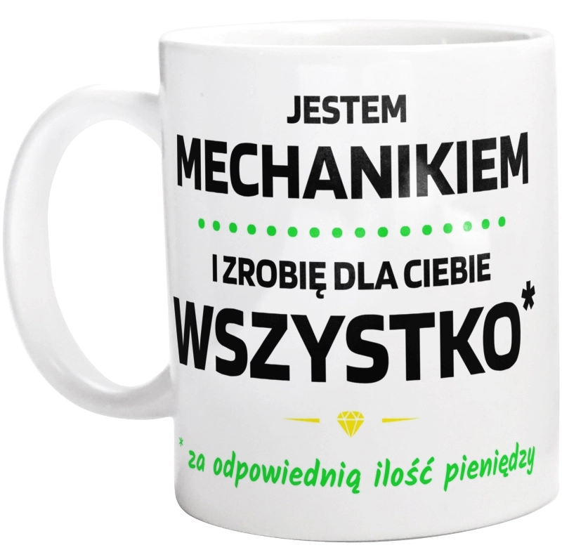 Ten Mechanik Zrobi Dla Ciebie Wszystko - Kubek Biały