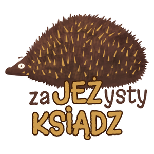 Zajeżysty Ksiądz Jeż Super - Kubek Biały