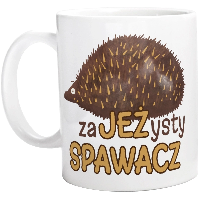 Zajeżysty Spawacz Jeż Super - Kubek Biały