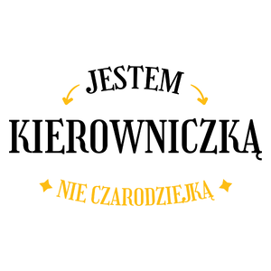 Jestem kierowniczką nie czarodziejką - Kubek Biały