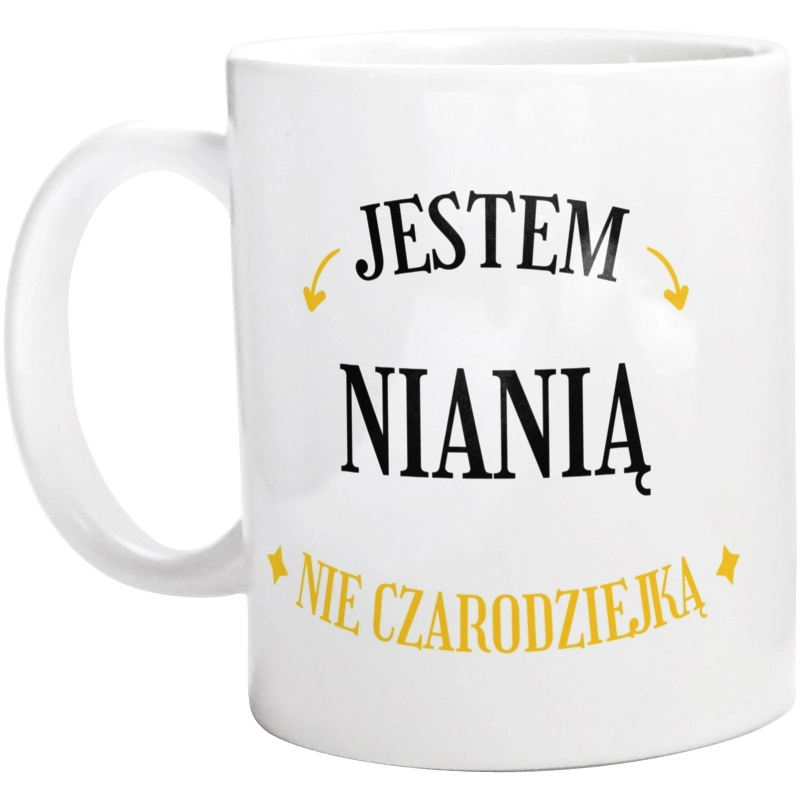 Jestem nianią nie czarodziejką - Kubek Biały