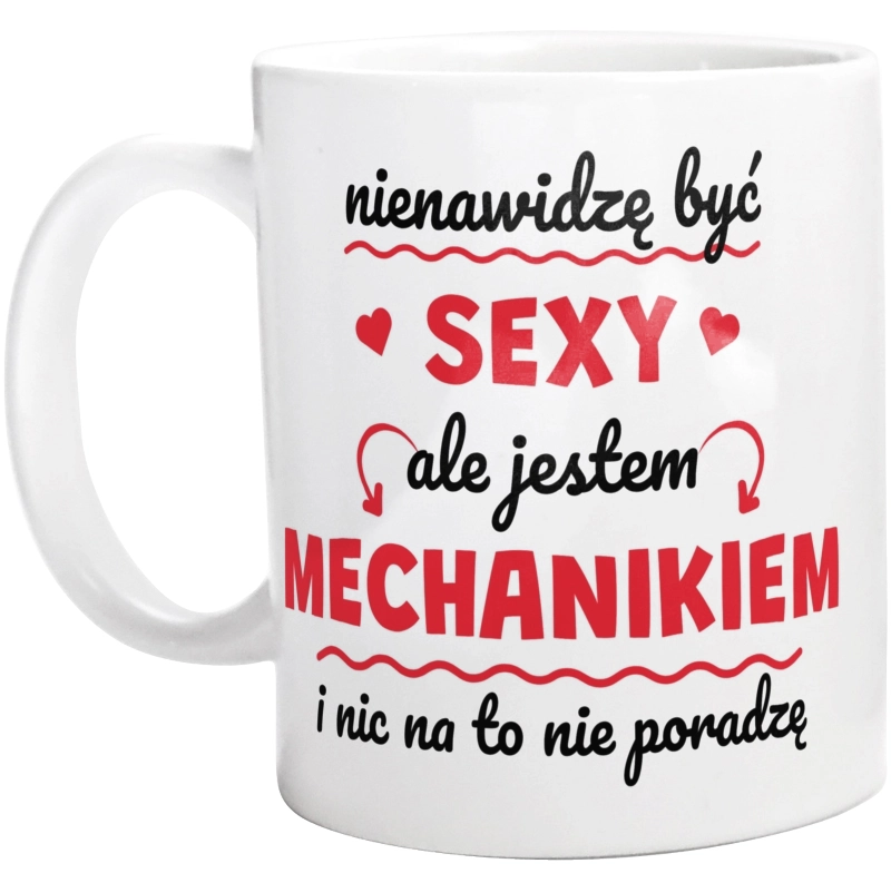 Sexy Mechanik - Kubek Biały