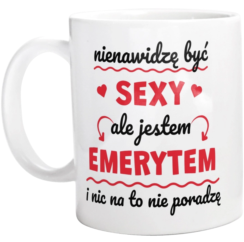 Sexy Emeryt - Kubek Biały