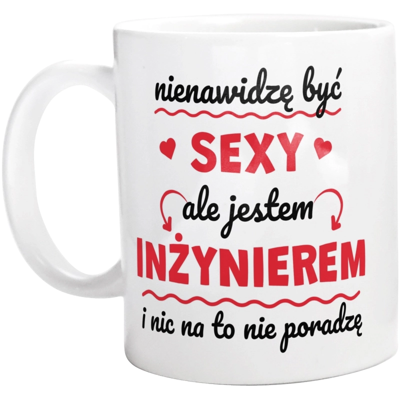 Sexy Inżynier - Kubek Biały