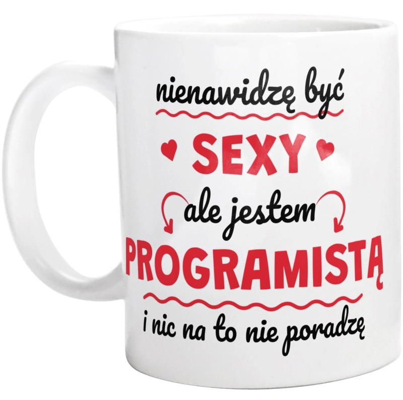 Sexy Programista - Kubek Biały