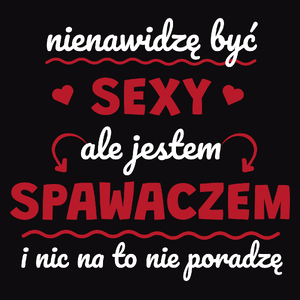 Sexy Spawacz - Męska Koszulka Czarna