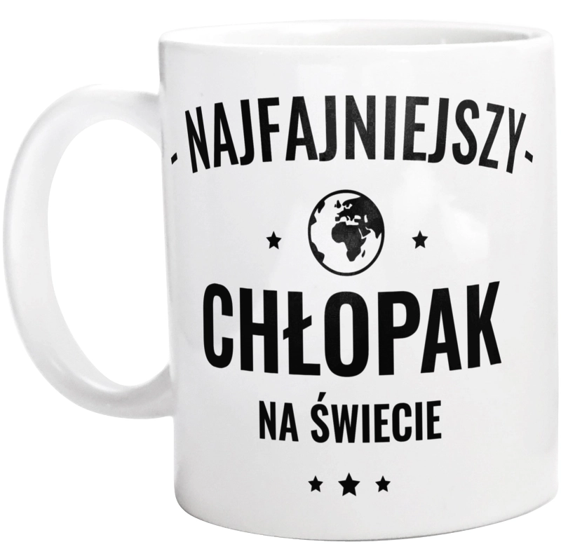 Najfajniejszy Chłopak Na Świecie - Kubek Biały