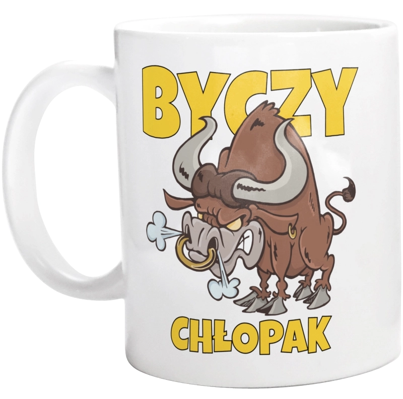 Byczy Chłopak - Kubek Biały