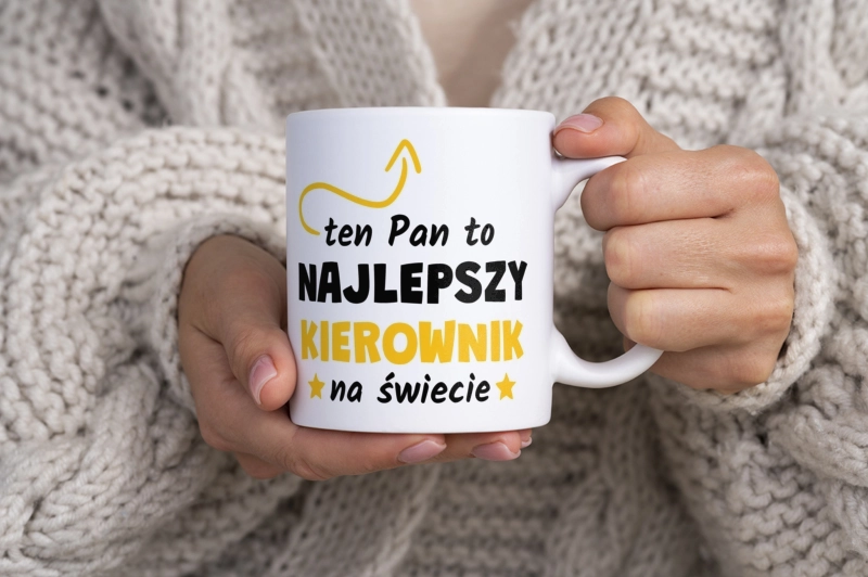 Ten Pan To Najlepszy Kierownik Na Świecie - Kubek Biały