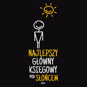 Najlepszy Główny Księgowy Pod Słońcem - Męska Koszulka Czarna