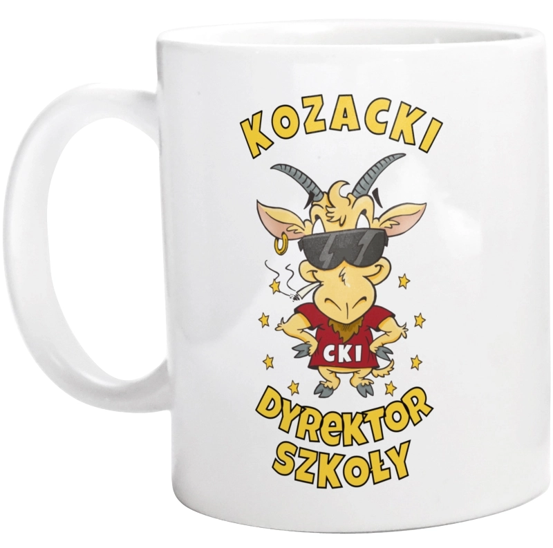 Kozacki Dyrektor Szkoły - Kubek Biały