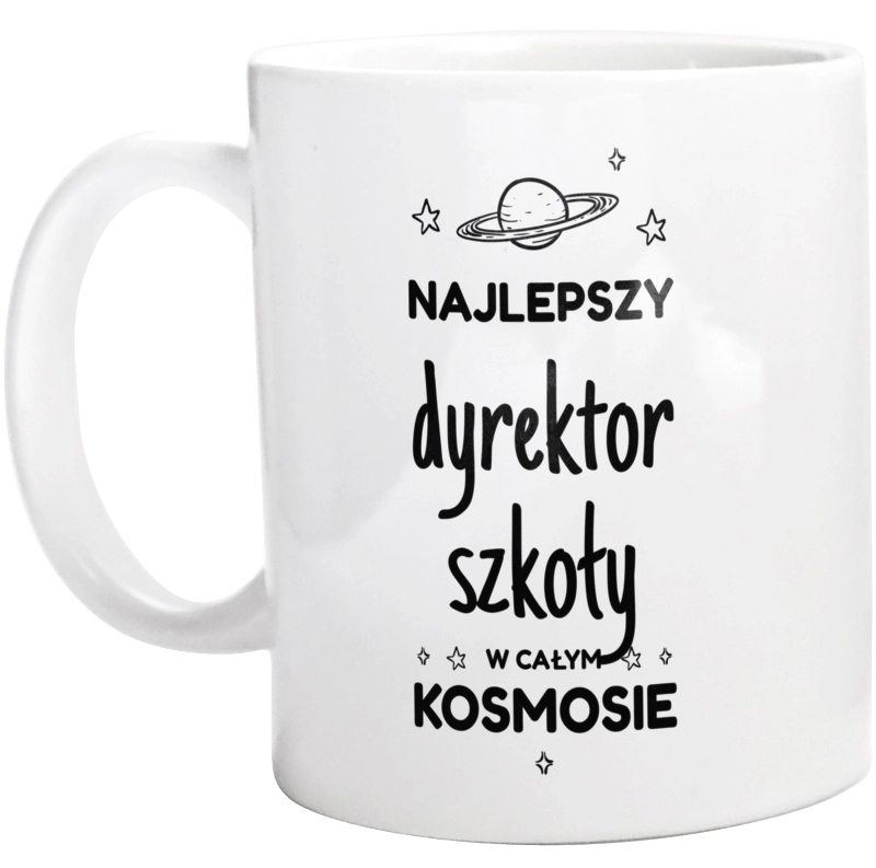 Najlepszy Dyrektor Szkoły W Kosmosie - Kubek Biały