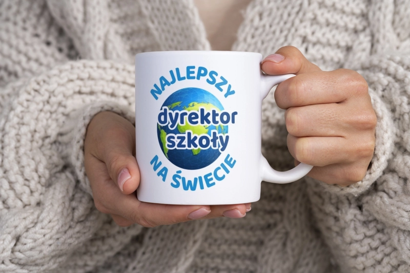 Najlepszy Dyrektor Szkoły Na Świecie - Kubek Biały